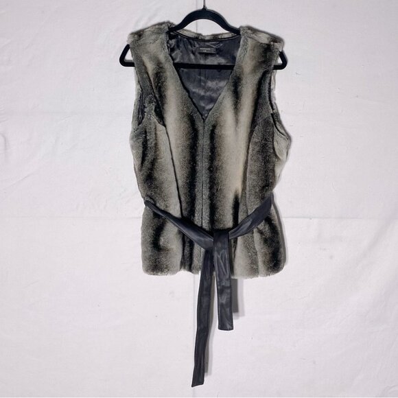 Denver Hayes Faux Fur Vest L - Picture 2 of 15